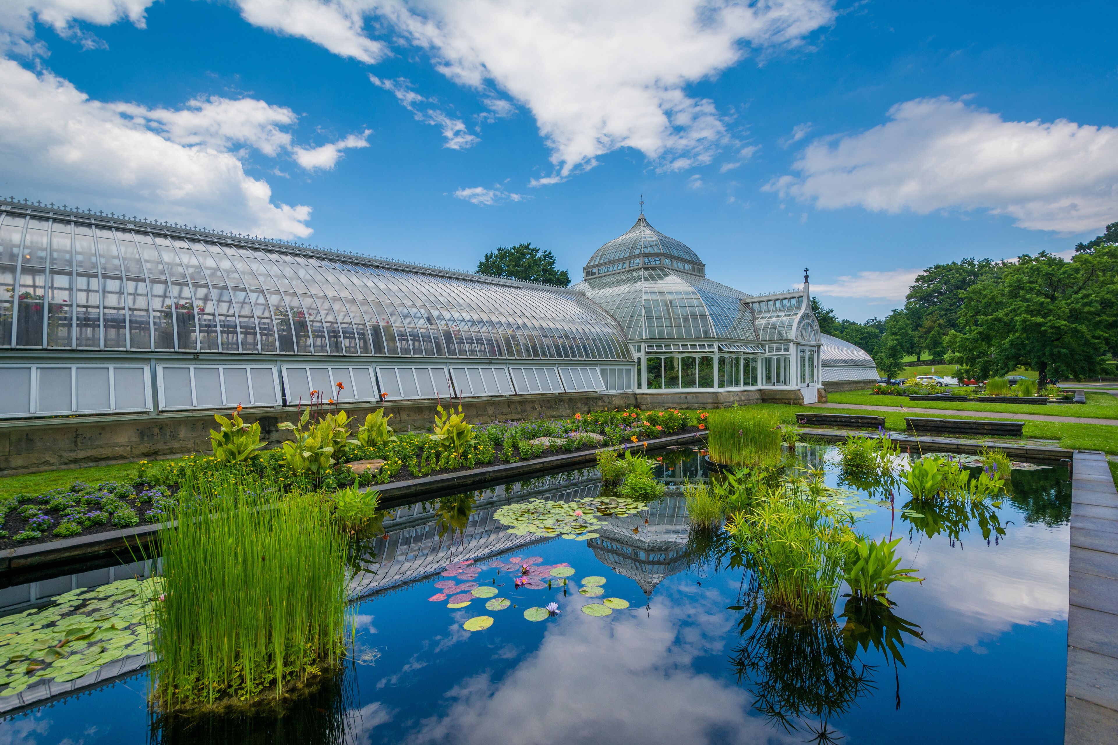 The Phipps Conservatory, in Pittsburgh, Pennsylvania.