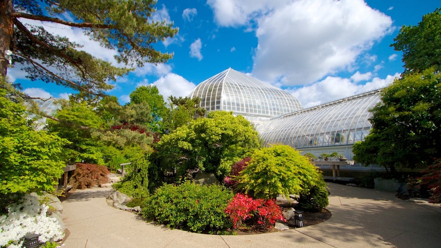 Phipps Conservatory montrant fleurs et parc