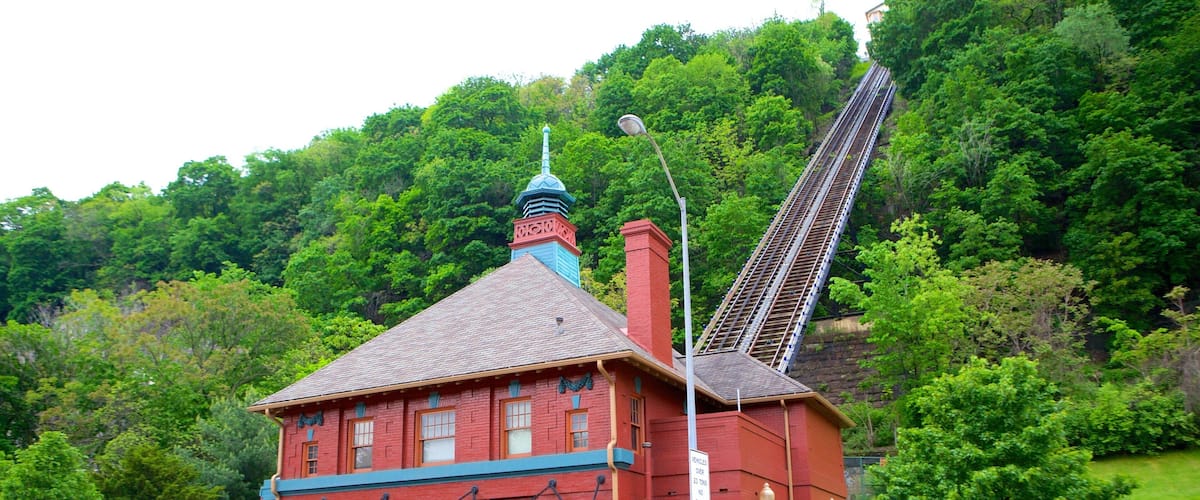 Monongahela Incline showing a gondola