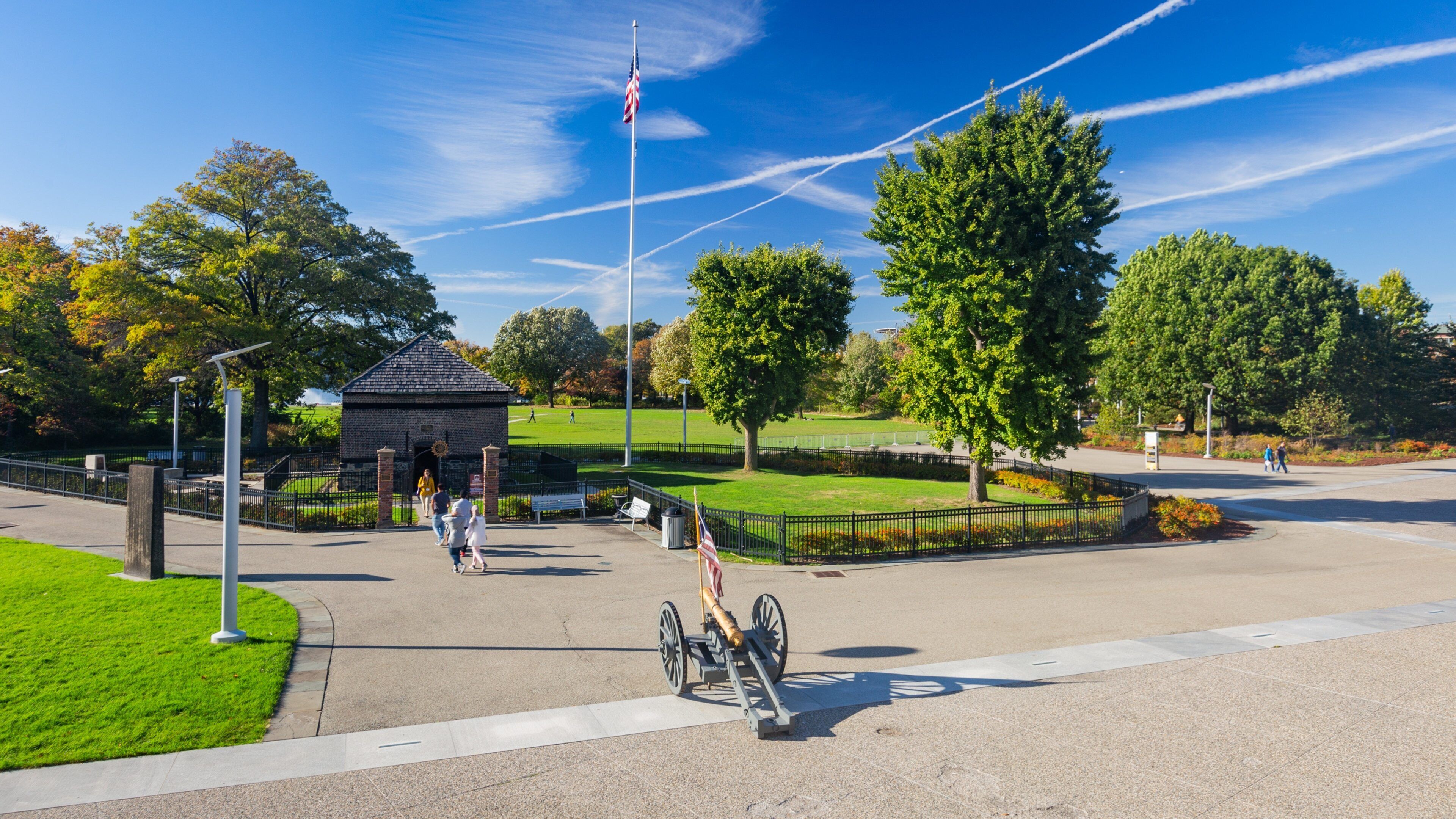 Point State Park which includes a park, heritage elements and military items