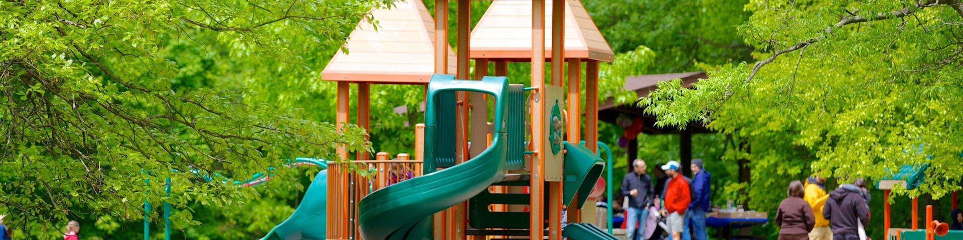 Schenley Park featuring a playground and a park