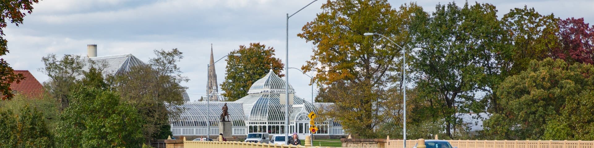 Schenley Park which includes a bridge