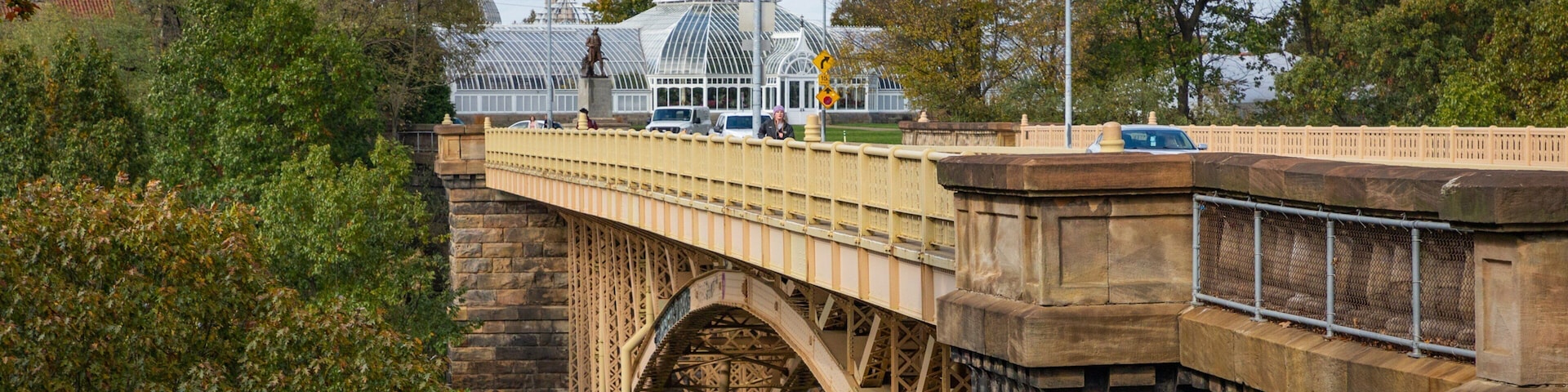 Schenley Park which includes a bridge