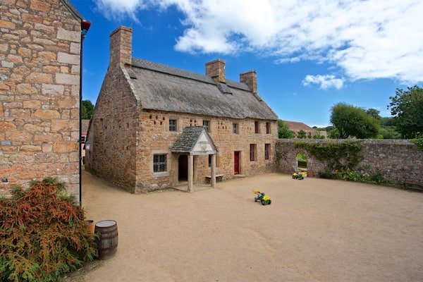 Hamptonne Country Life Museum featuring heritage elements and a small town or village