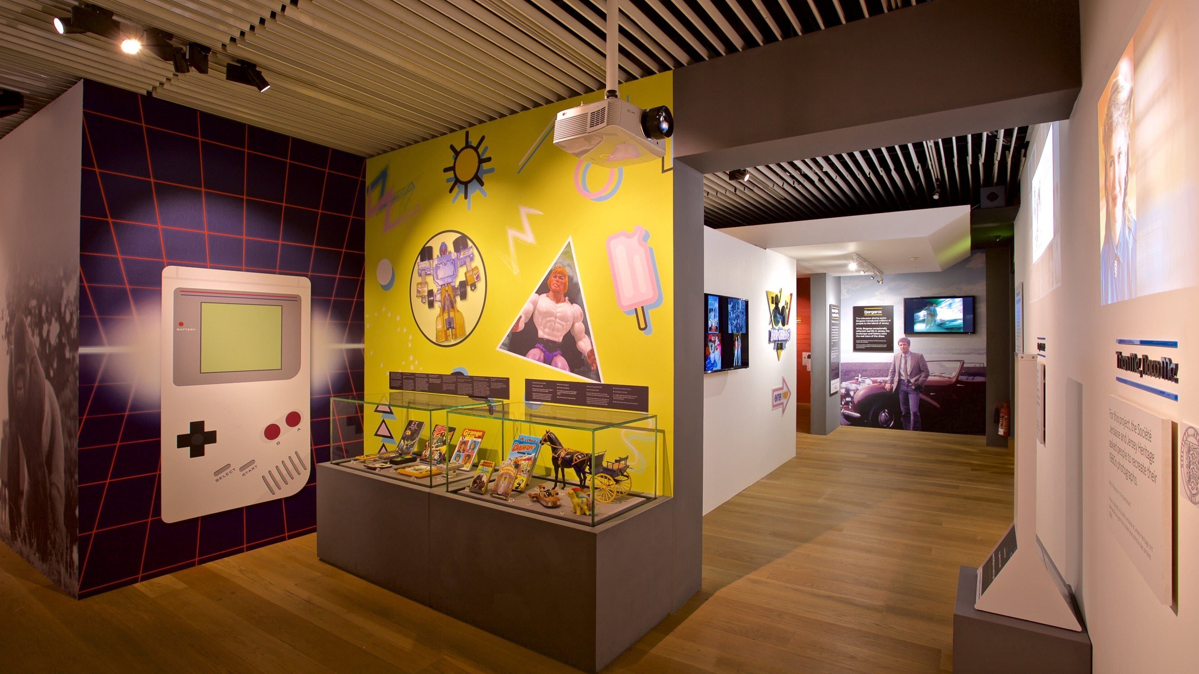 Jersey Museum showing interior views