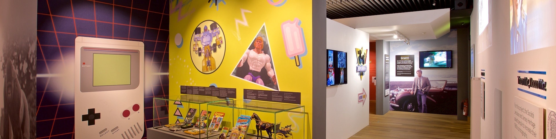 Jersey Museum showing interior views