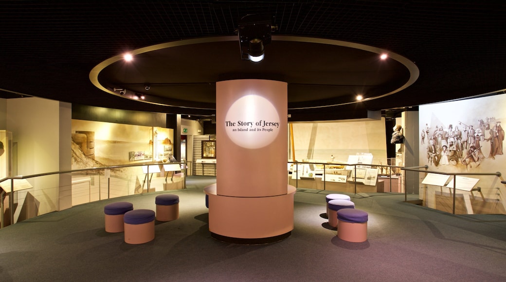 Jersey Museum which includes interior views