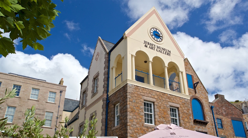 Jersey Museum showing signage