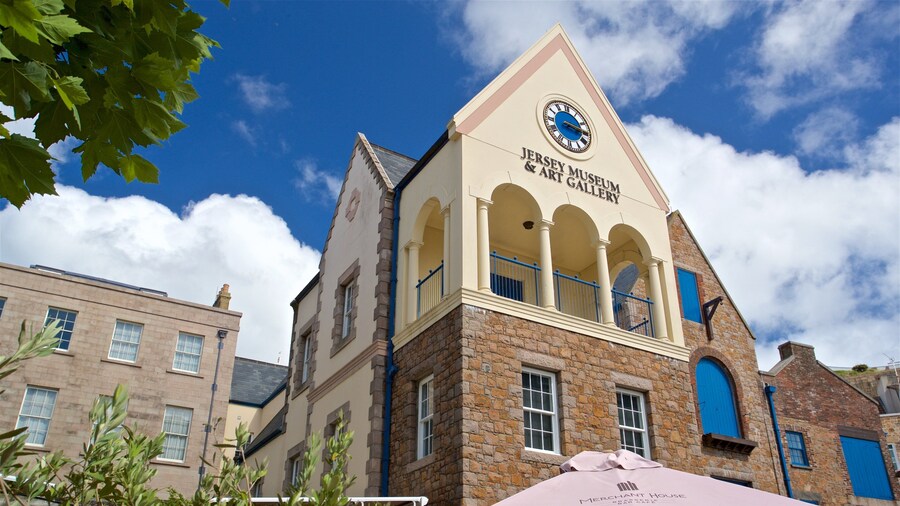 Jersey Museum showing signage