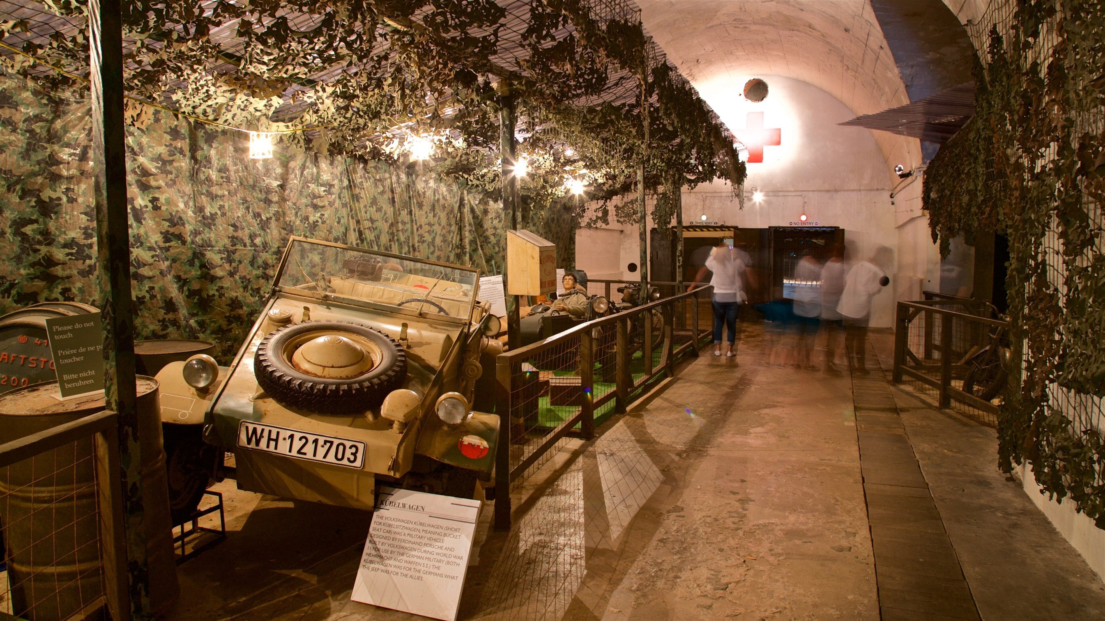 Jersey War Tunnels - German Underground Hospital which includes interior views
