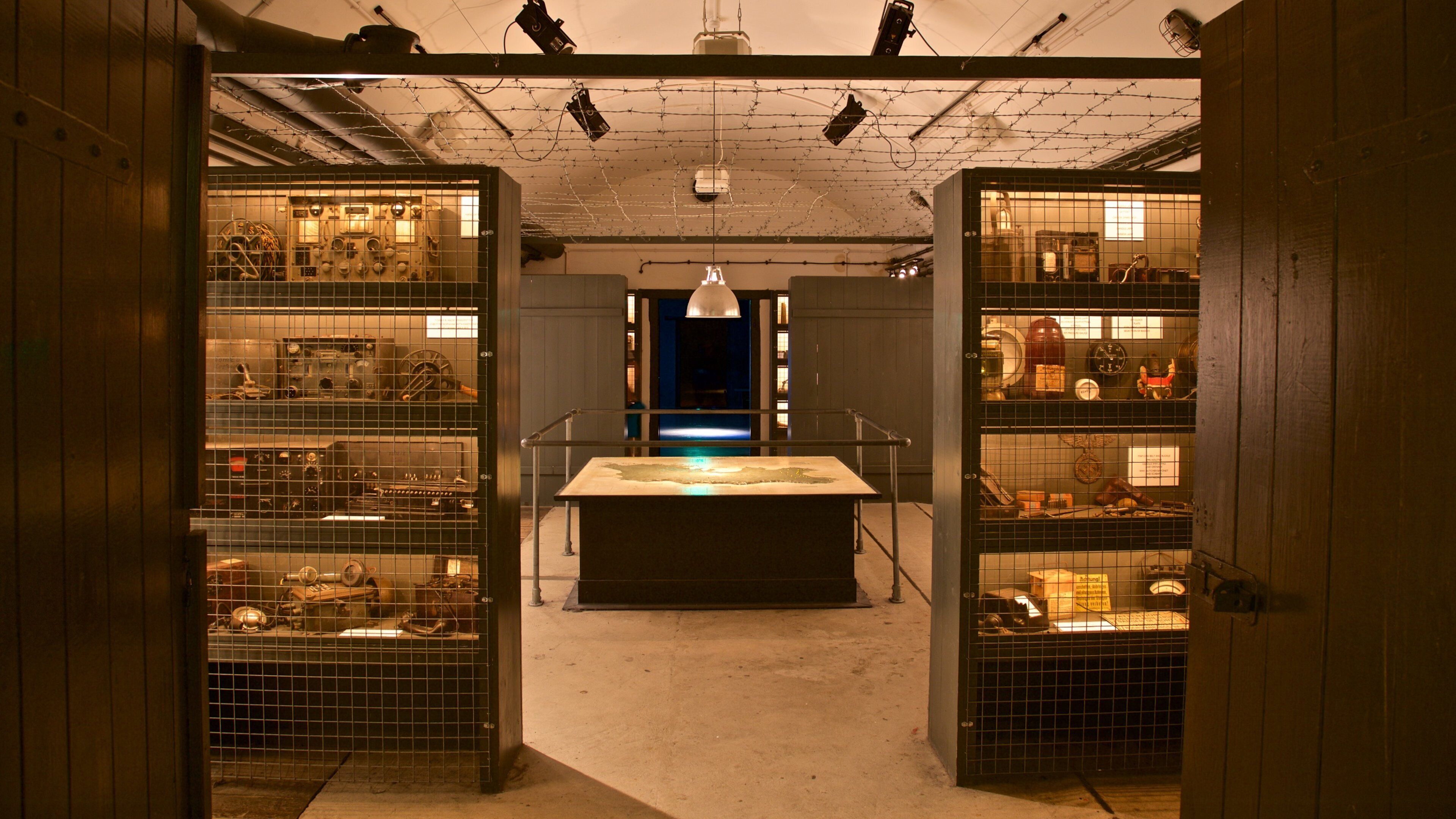 Jersey War Tunnels - German Underground Hospital featuring interior views