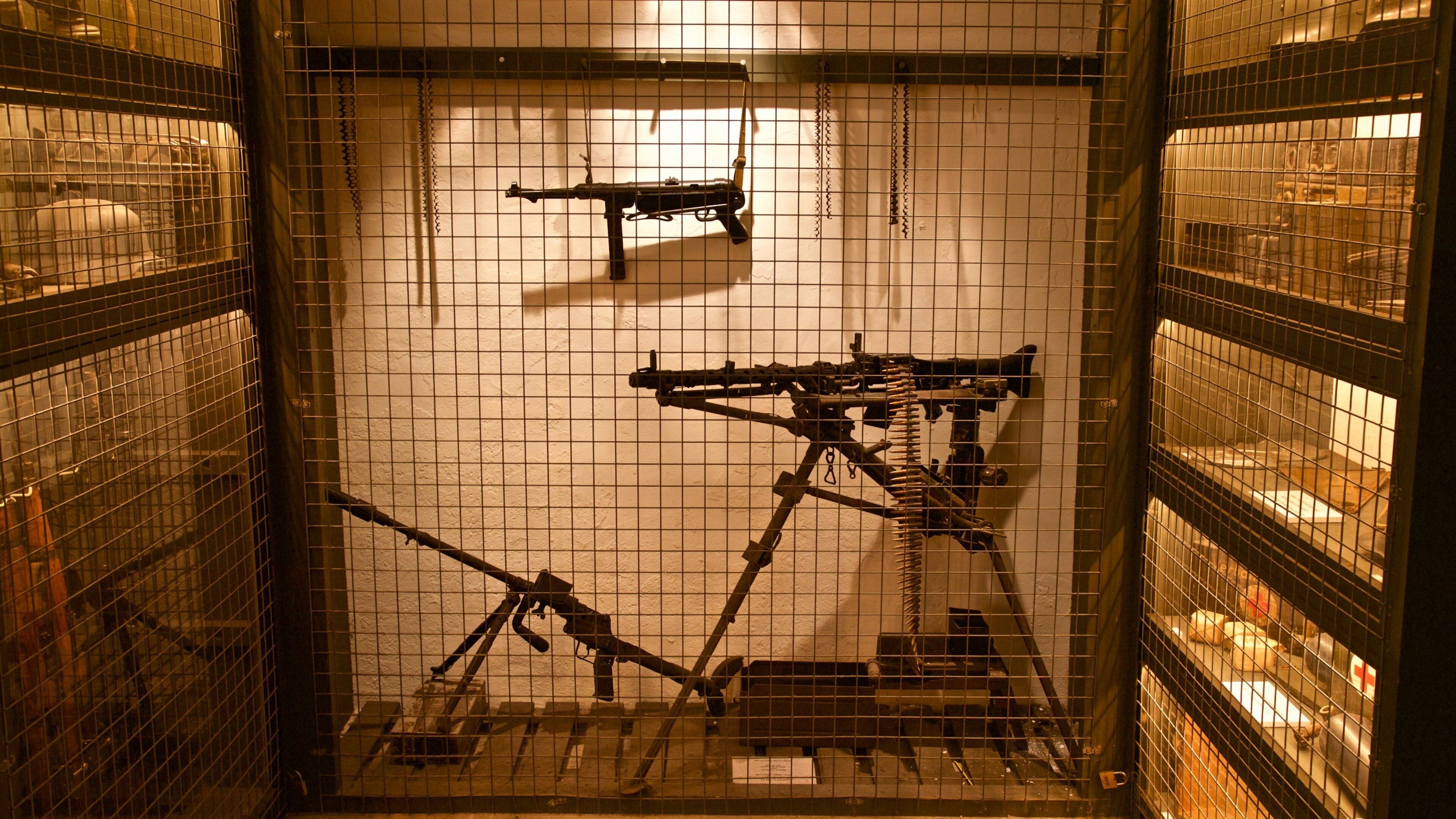 Jersey War Tunnels - German Underground Hospital showing interior views