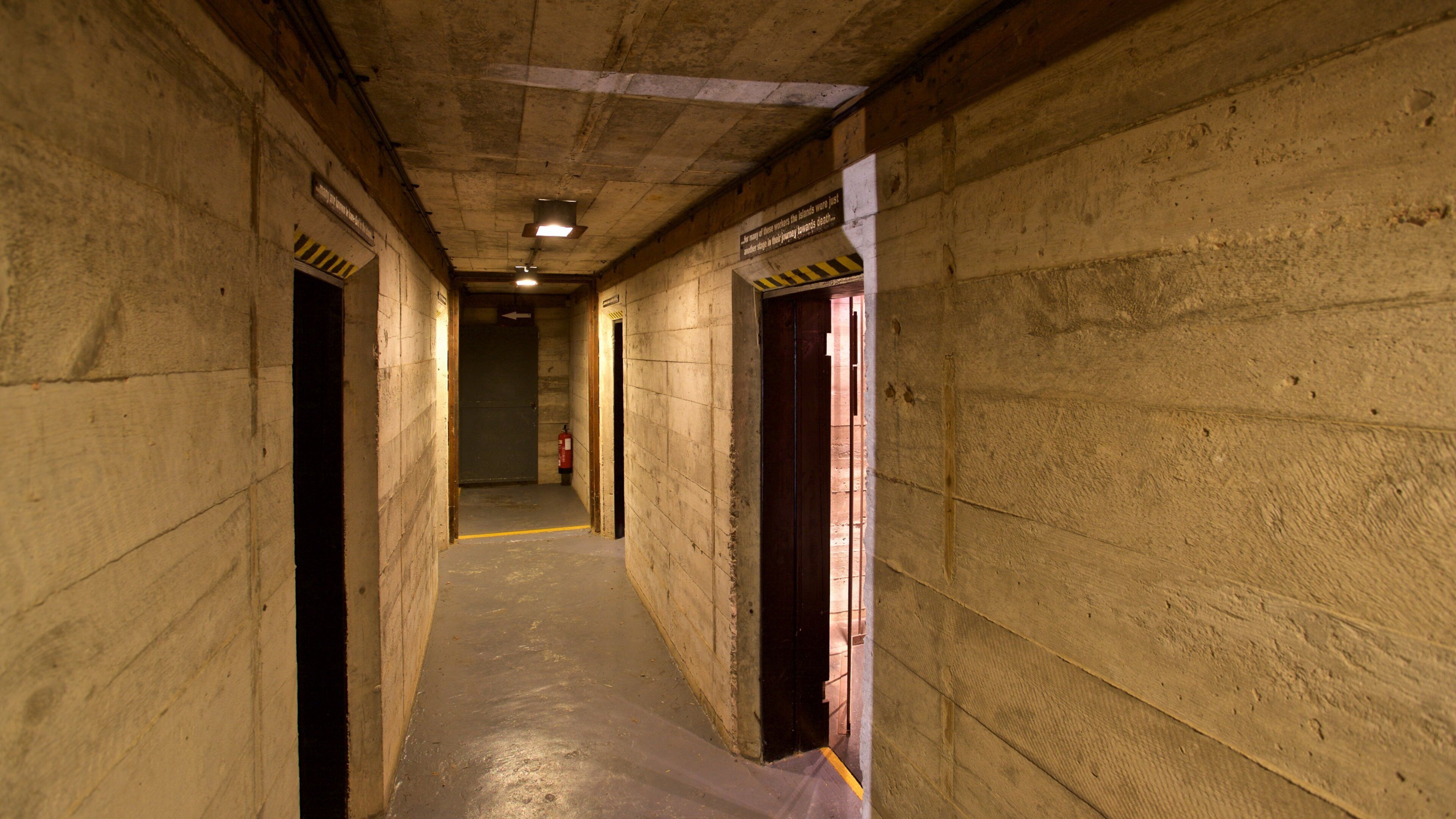 La Hougue Bie showing interior views