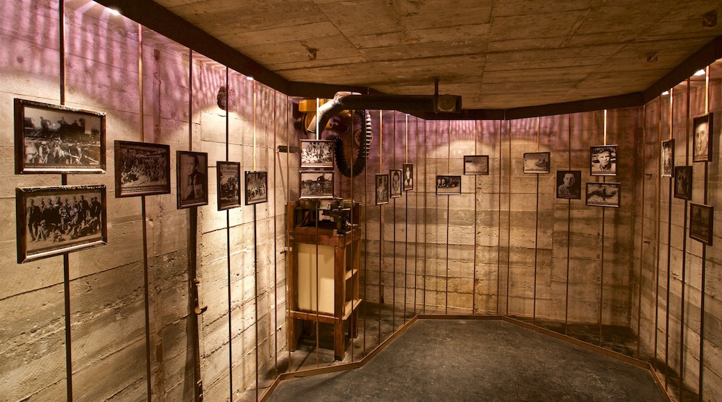 La Hougue Bie mostrando vistas internas