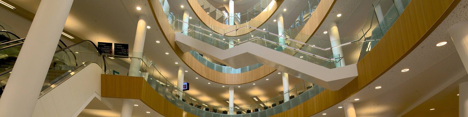 Liverpool Central Library featuring interior views
