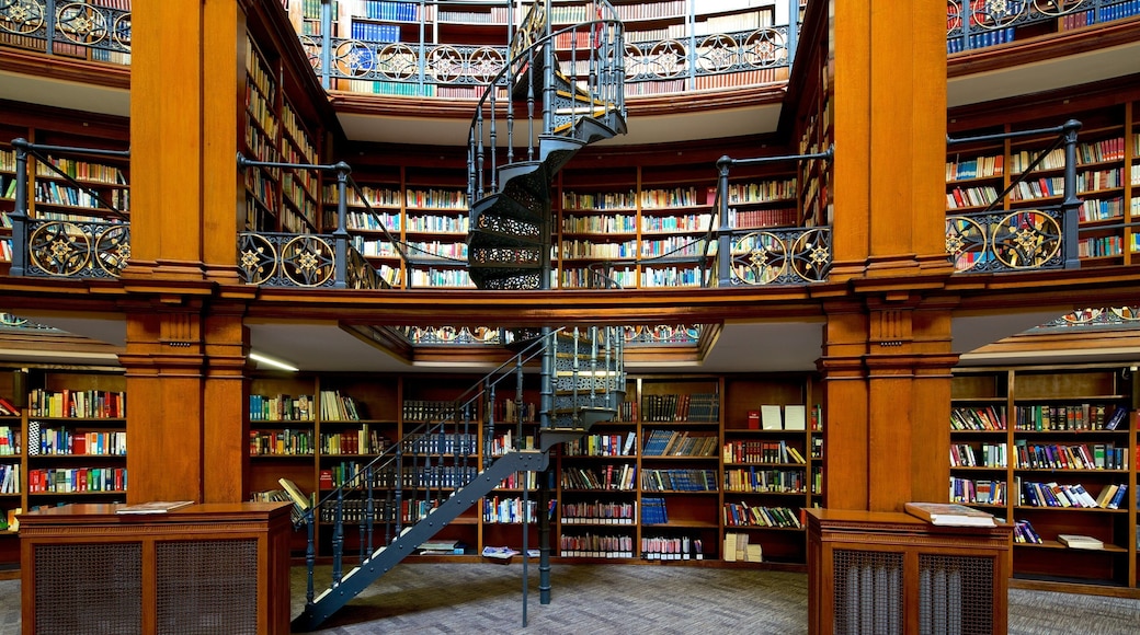 Liverpool Central Library featuring interior views