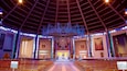 Liverpool Metropolitan Cathedral mostrando vistas interiores