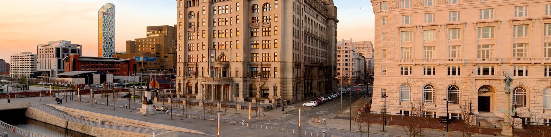 Royal Liver Building which includes a city and heritage architecture