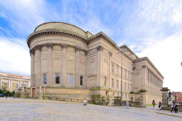St. George\'s Hall featuring an administrative buidling and heritage architecture