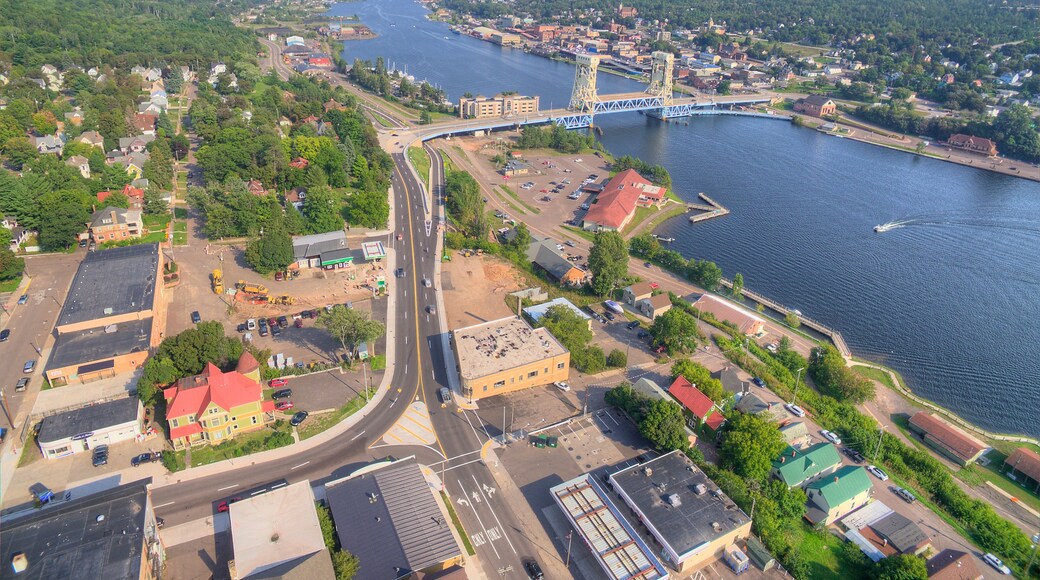 Houghton and It's Lift Bridge and located in the Upper Peninsula of Michigan