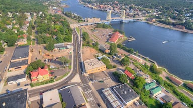 Houghton and It's Lift Bridge and located in the Upper Peninsula of Michigan