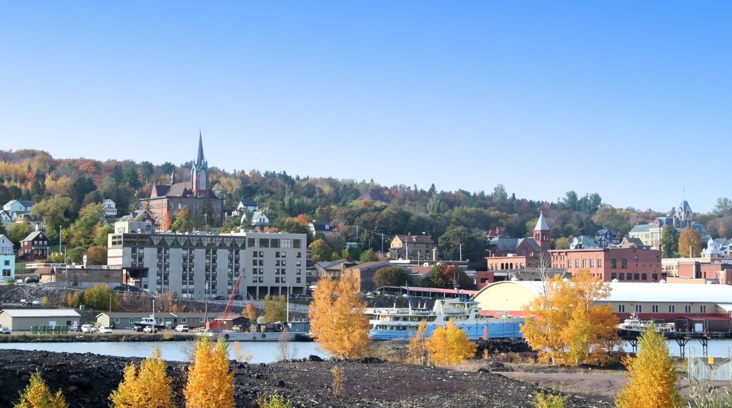 Houghton city in Michigan upper peninsula