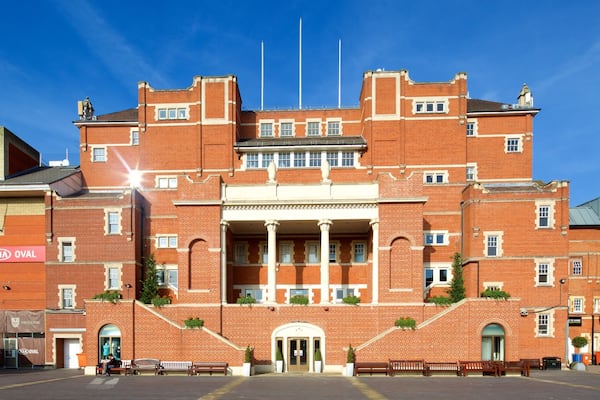 The Oval showing heritage architecture
