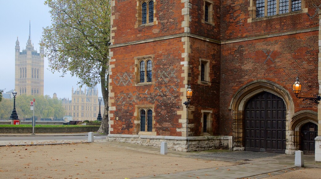 Lambeth Palace showing heritage elements and chateau or palace