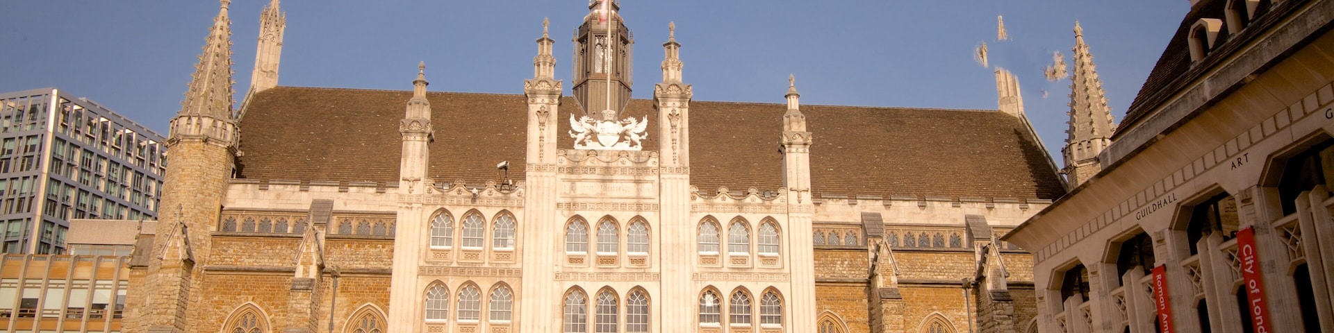 London Guildhall mettant en vedette patrimoine historique, patrimoine architectural et square ou place