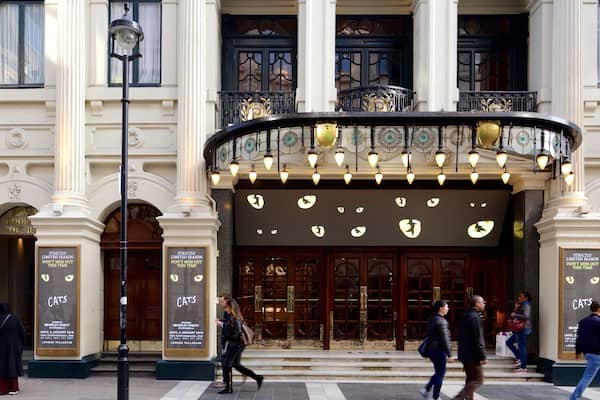 London-Palladium-Theater das einen Beschilderung und Theater