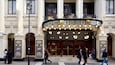 London Palladium Theatre som viser skiltning og teaterliv