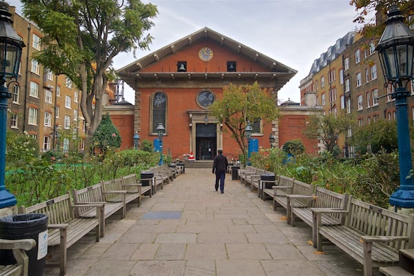 St. Paul\'s Church featuring a park as well as an individual male