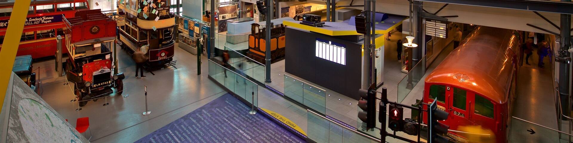 ロンドン交通博物館 表示 屋内の眺め