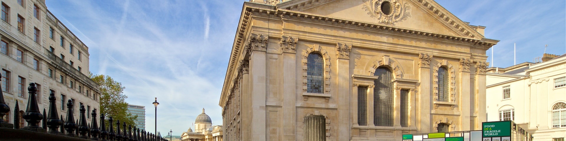 St. Martin-in-the-Fields featuring heritage architecture