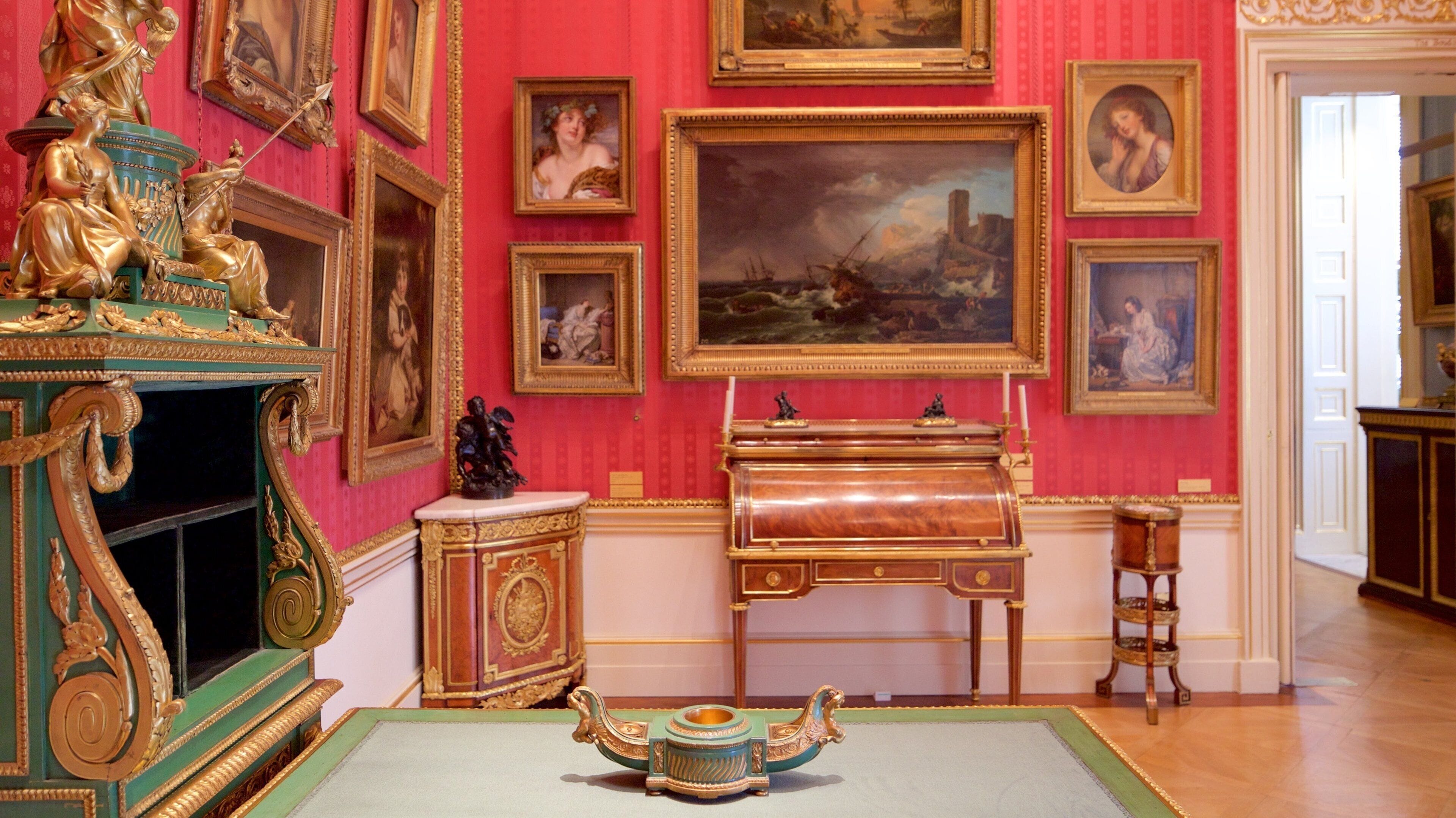 The Wallace Collection which includes interior views and art