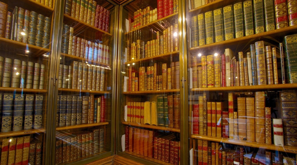 John Rylands Research Institute and Library which includes interior views