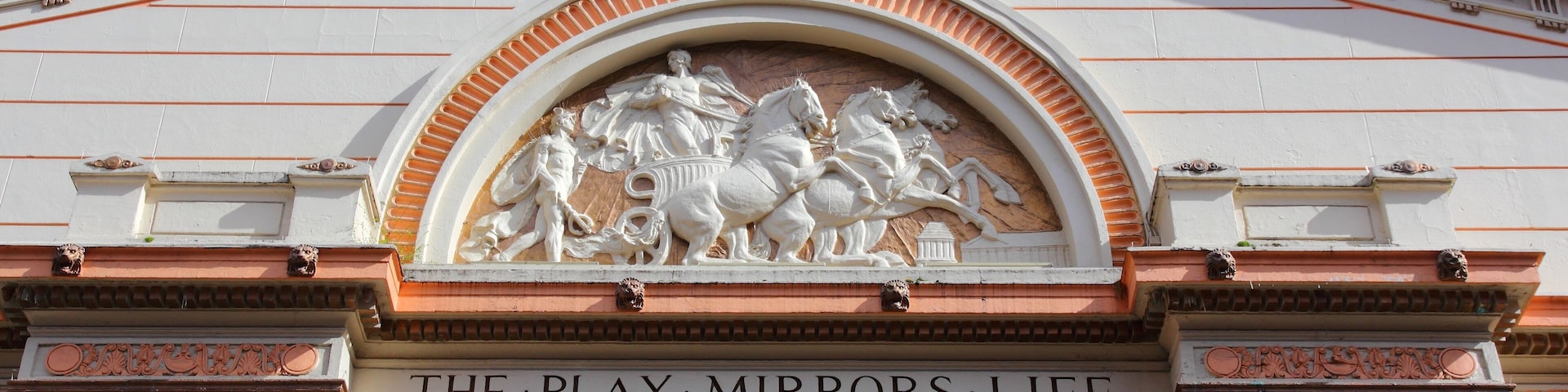 Manchester - city in North West England (UK). Manchester Opera House.; Shutterstock ID 206332213; purchase_order: Comps; job: ; client: ; other: