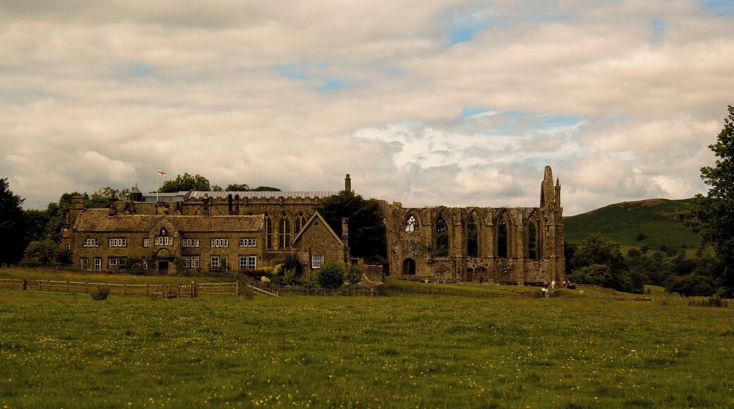 You can have a great day out at this place, Bolton Abbey which is near the market town of Skipton North Yorkshire.