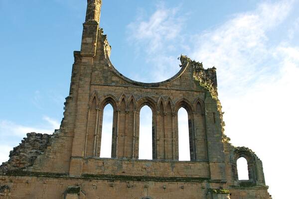 Byland Abbey - a beautiful ruined abbey in a peaceful countryside setting, known for its rose window and lovely geometric floor tiles.
#instone