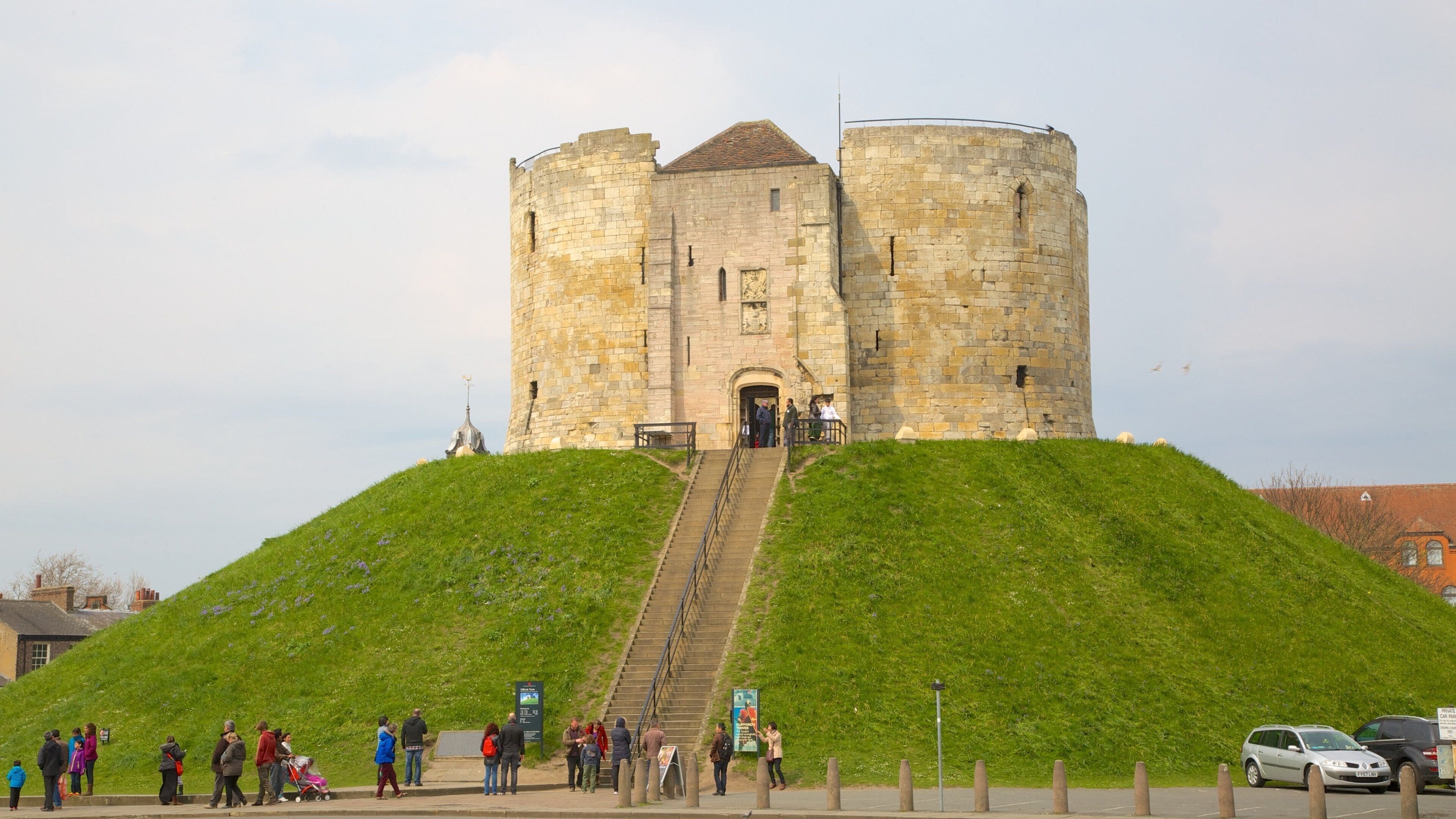 Clifford\'s Tower featuring heritage architecture