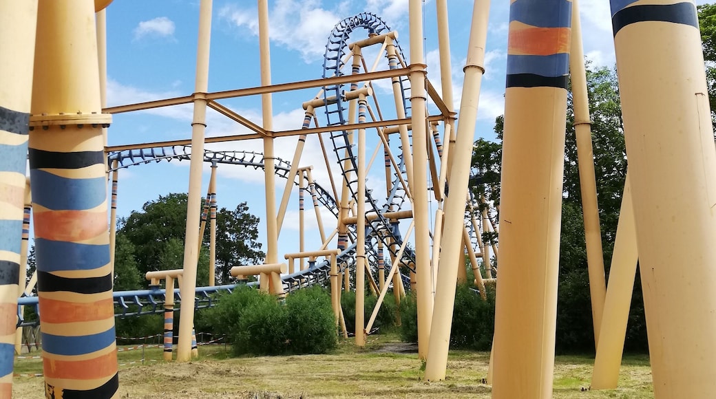 The biggest roller-coaster in the park called "kumali" đą #Mark_and_Travel