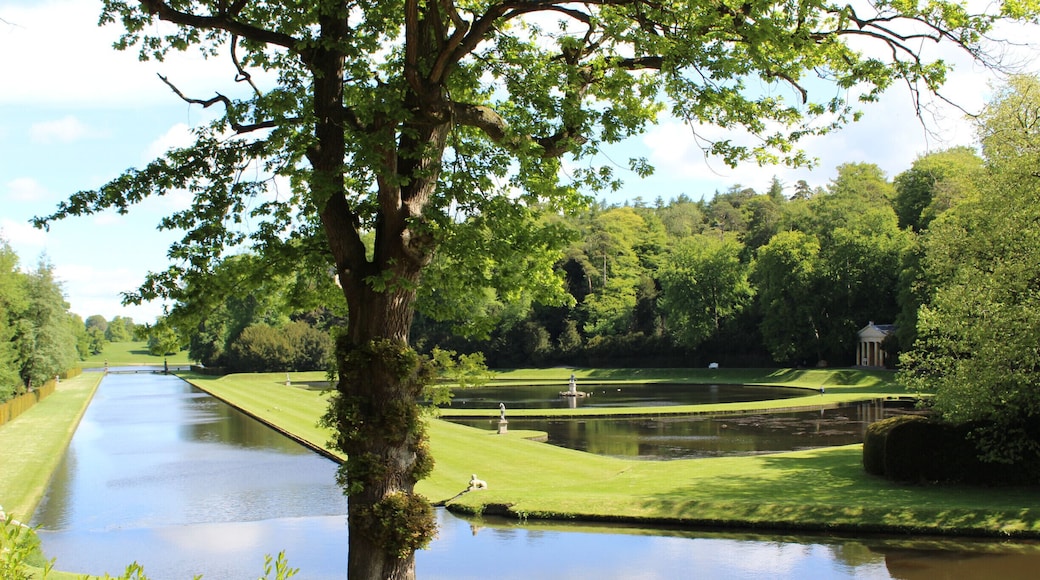 studly royal the gardens were created a sort walk from fountains abbey and rich Victorians would go hear on holiday and for banquets