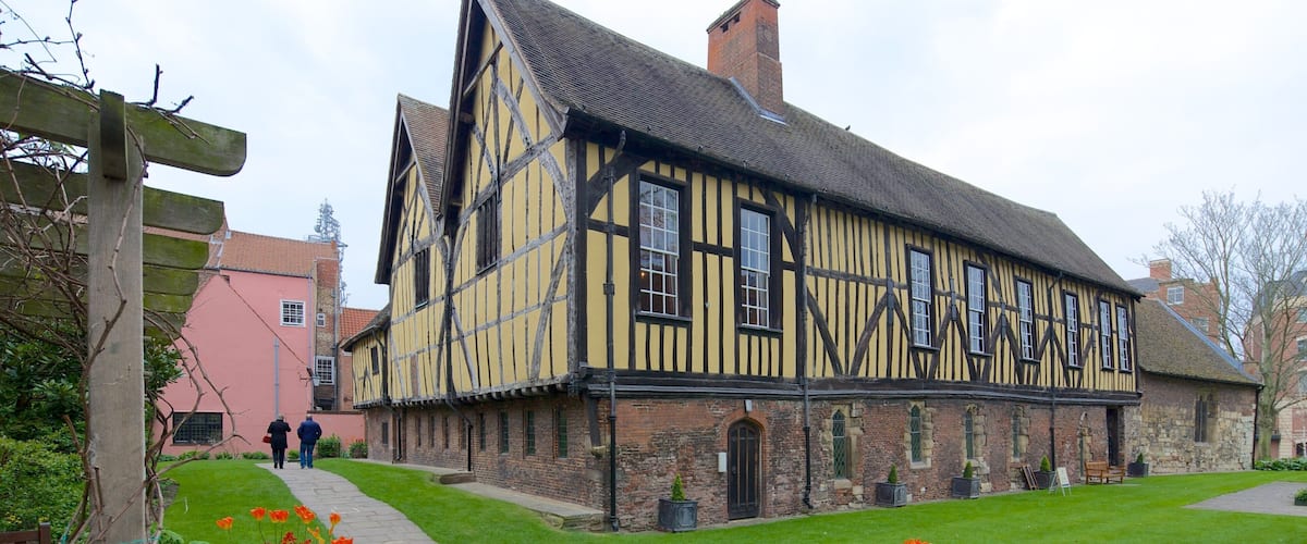 Merchant Adventurers\' Hall showing heritage architecture