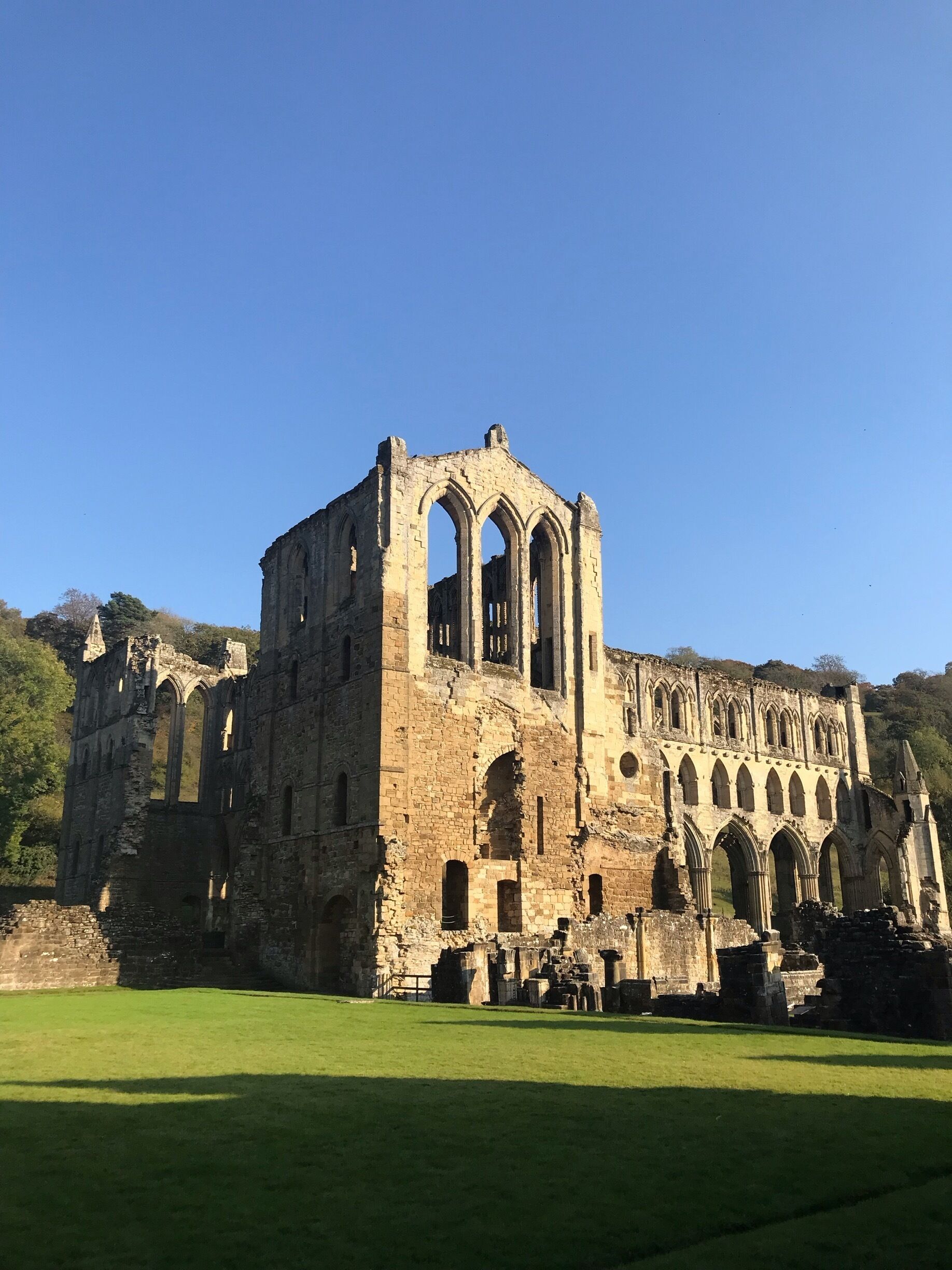 The lovely Rievaulx Abbey. YO62 5LB. An English Heritage site.