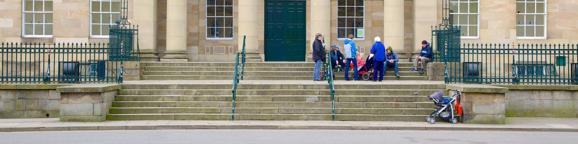 York Castle Museum mit einem Straßenszenen