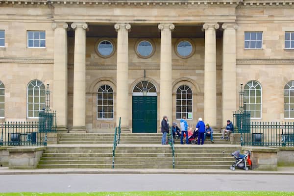 York Castle Museum mit einem Straßenszenen