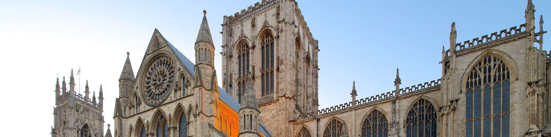York Minster featuring religious aspects, a church or cathedral and a square or plaza