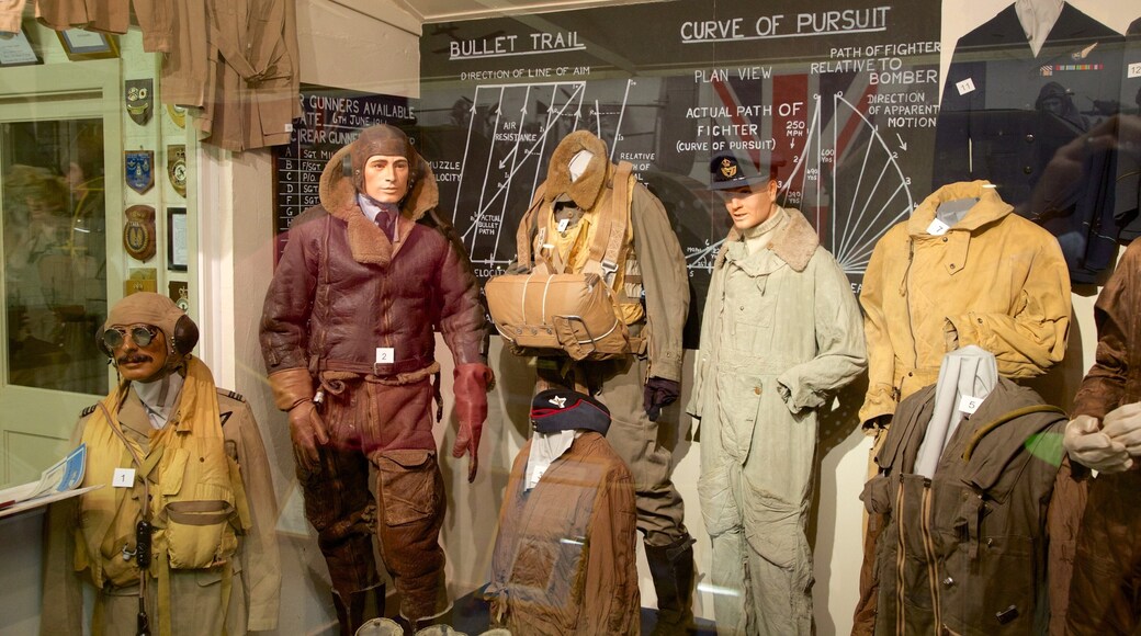 Yorkshire Air Museum which includes interior views