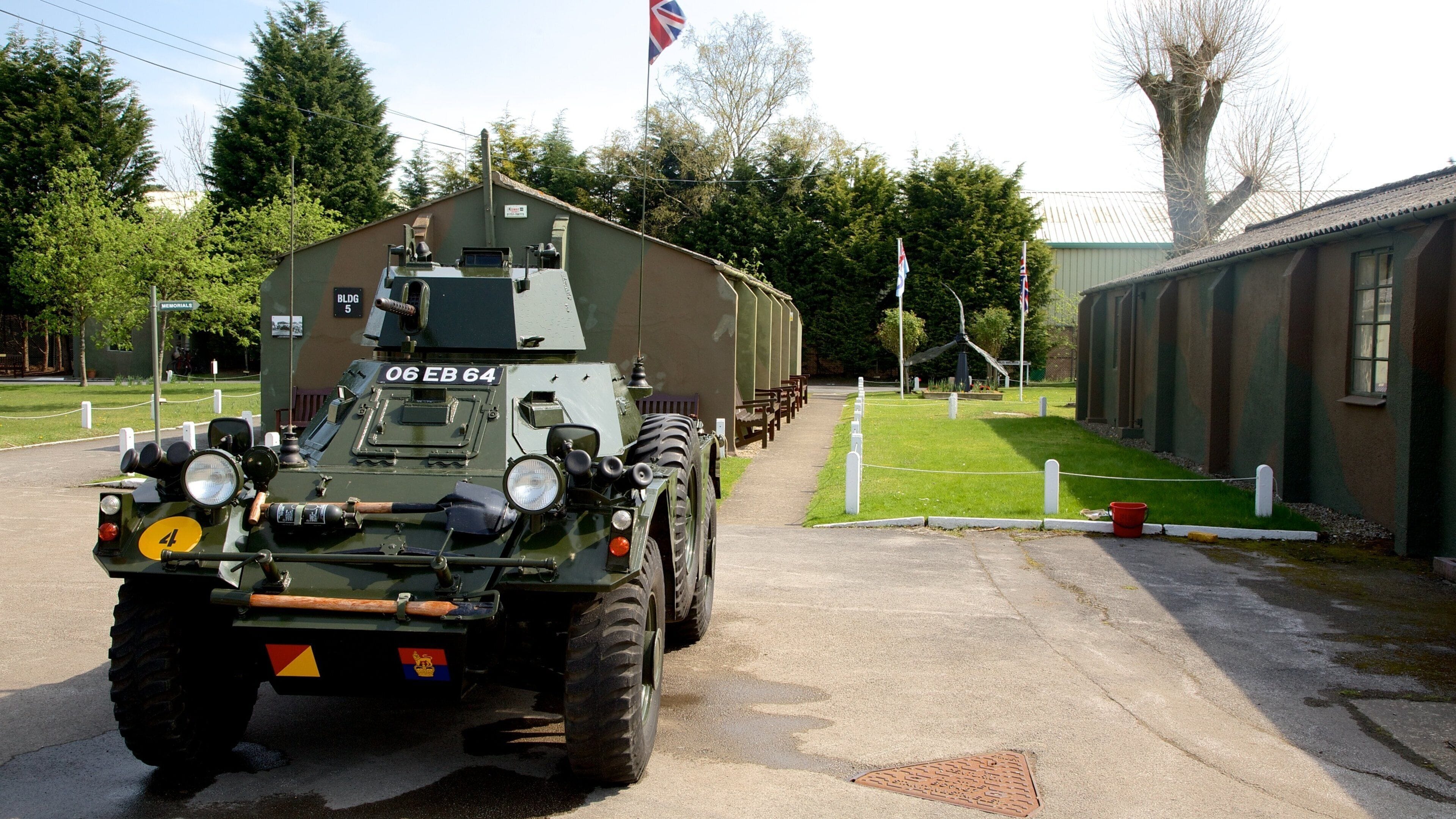 Luchtvaartmuseum van Yorkshire inclusief militaire voorwerpen