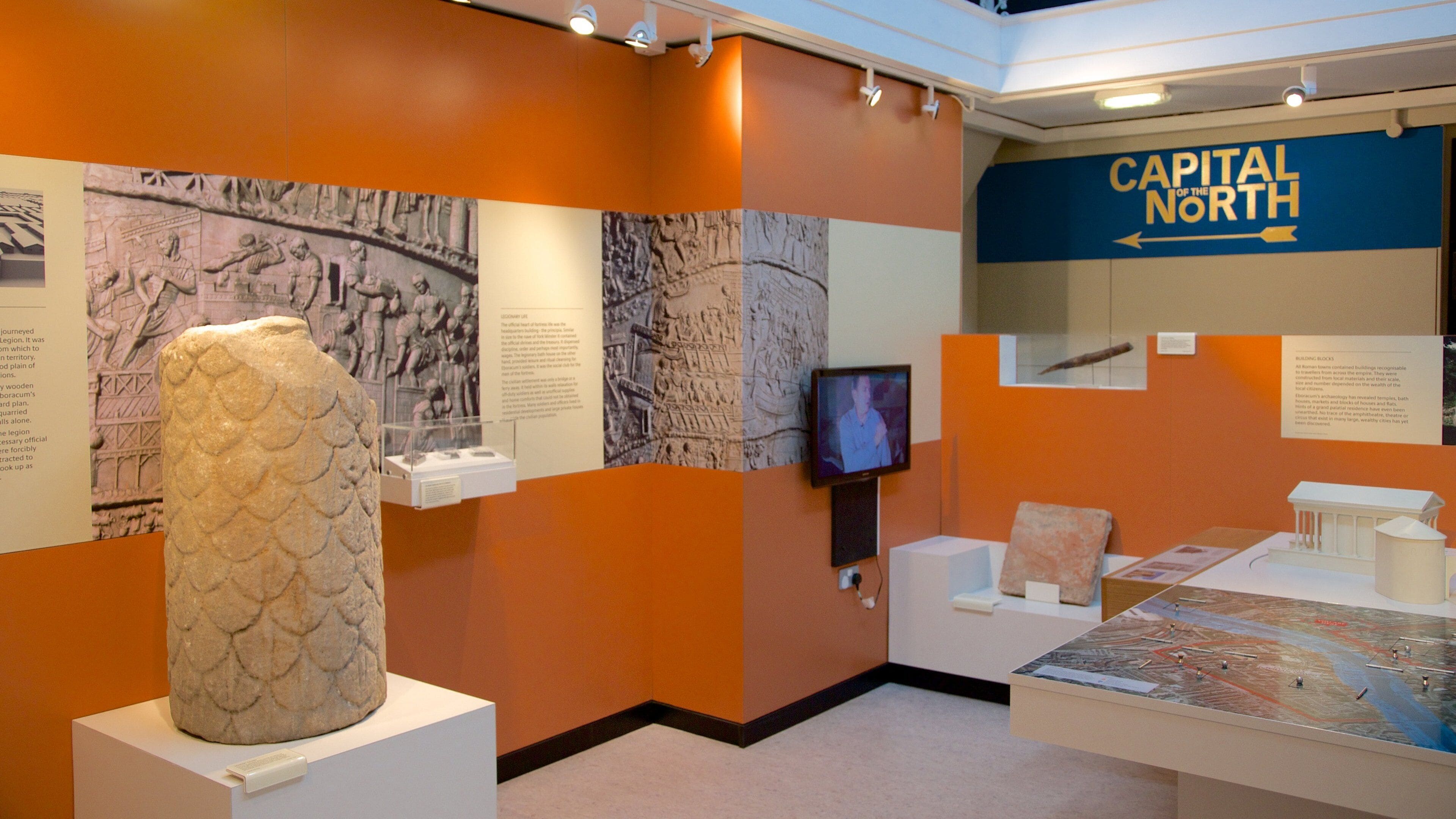 Yorkshire Museum que incluye vistas interiores